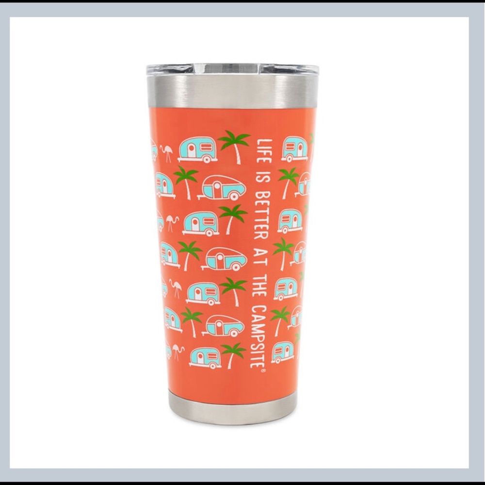 Life is better at the Campsite tumbler